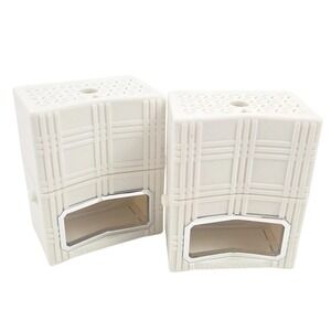 Homeworx By Harry Slatkin 2-Pack Electric Plug In Oil Diffuser Device White New